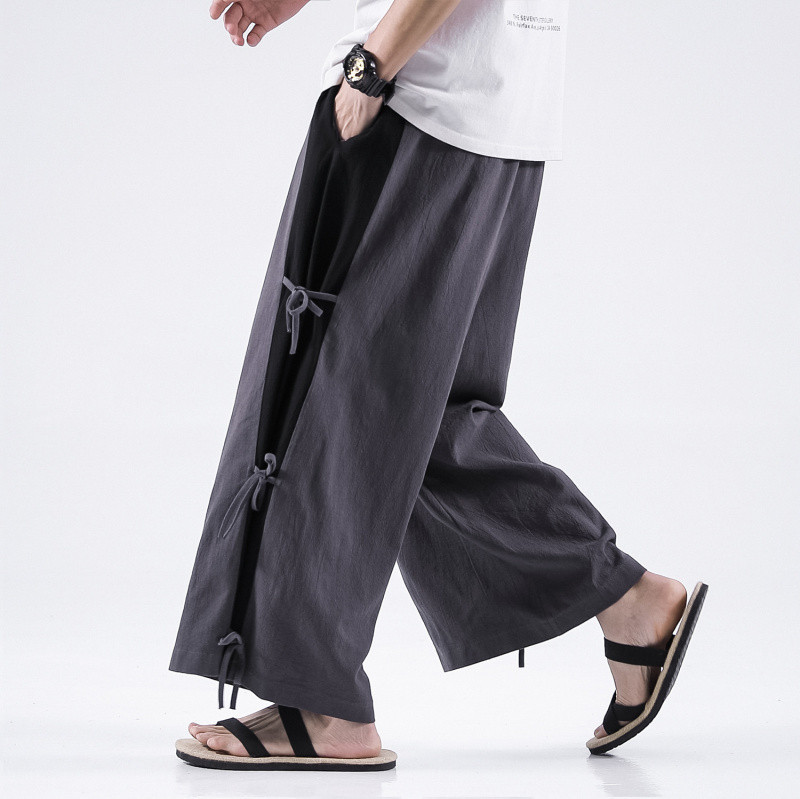 กางเกงผู้ชายไซส์ใหญ่พิเศษ ฤดูใ - Linen Pant Wide บทวิจารณ์และราคา