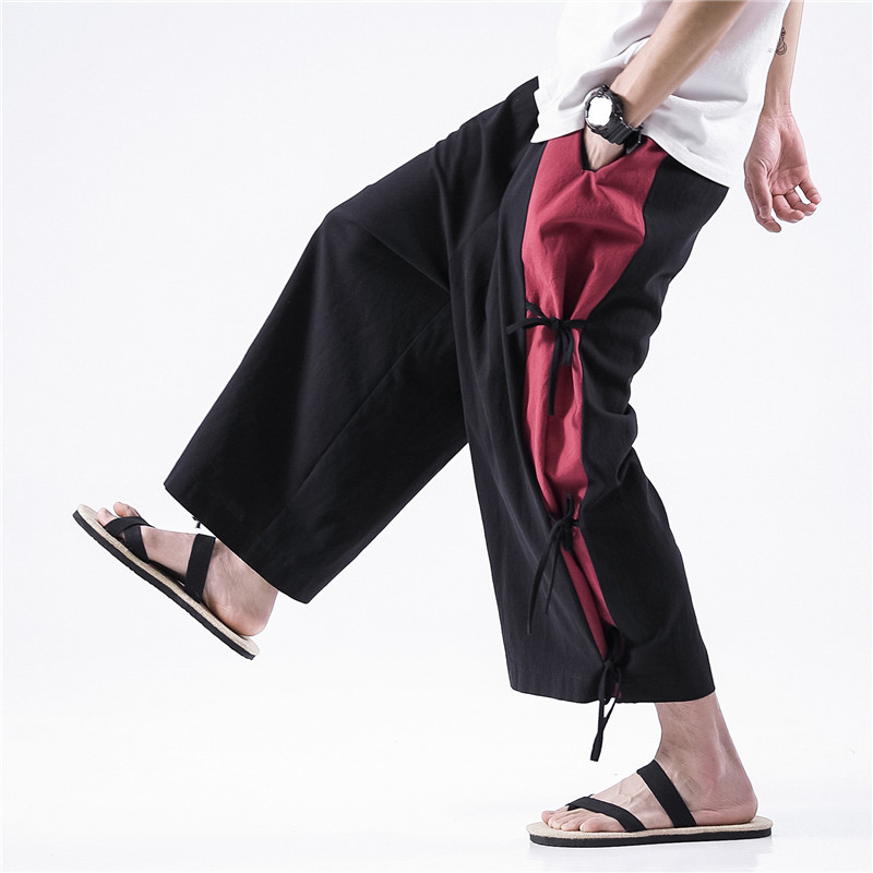 กางเกงผู้ชายไซส์ใหญ่พิเศษ ฤดูใ - Linen Pant Wide บทวิจารณ์และราคา