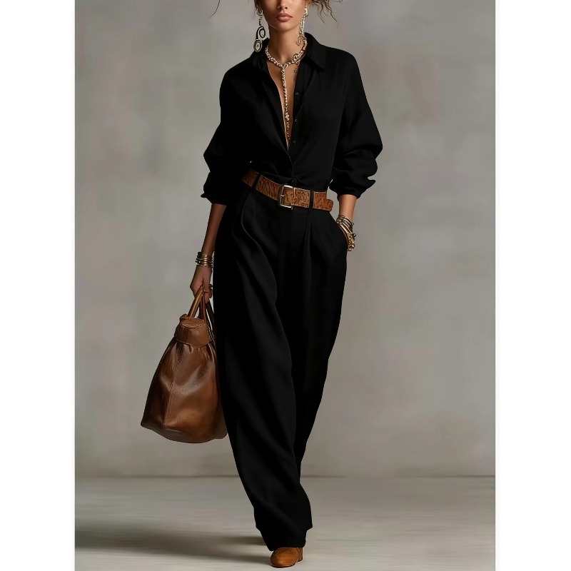 ชุดเซ็ตเสื้อเชิ้ตติดกระดุมสุดห - Linen Pant Wide บทวิจารณ์และราคา