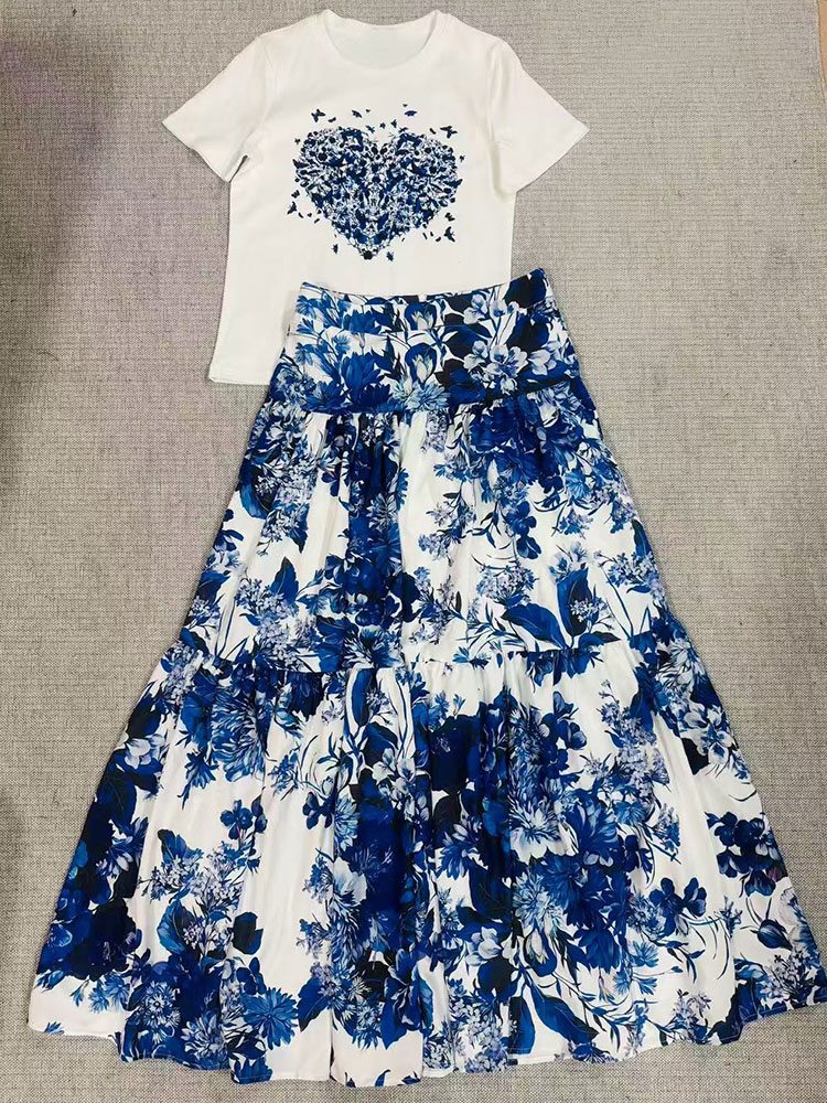 ชุดเซ็ตฤดูร้อนปี 2026 สำหรับผู - Midi Skirt Floral บทวิจารณ์และราคา