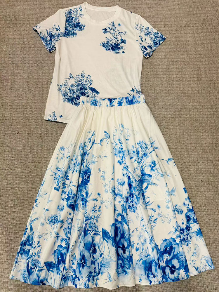 ชุดเซ็ตฤดูร้อนปี 2026 สำหรับผู - Midi Skirt Floral บทวิจารณ์และราคา