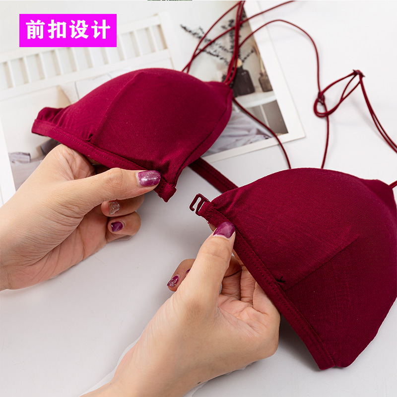 3D ชุดชั้นในเซ็กซี่บราบราทรงสป - Bralette Triangle Set บทวิจารณ์และราคา